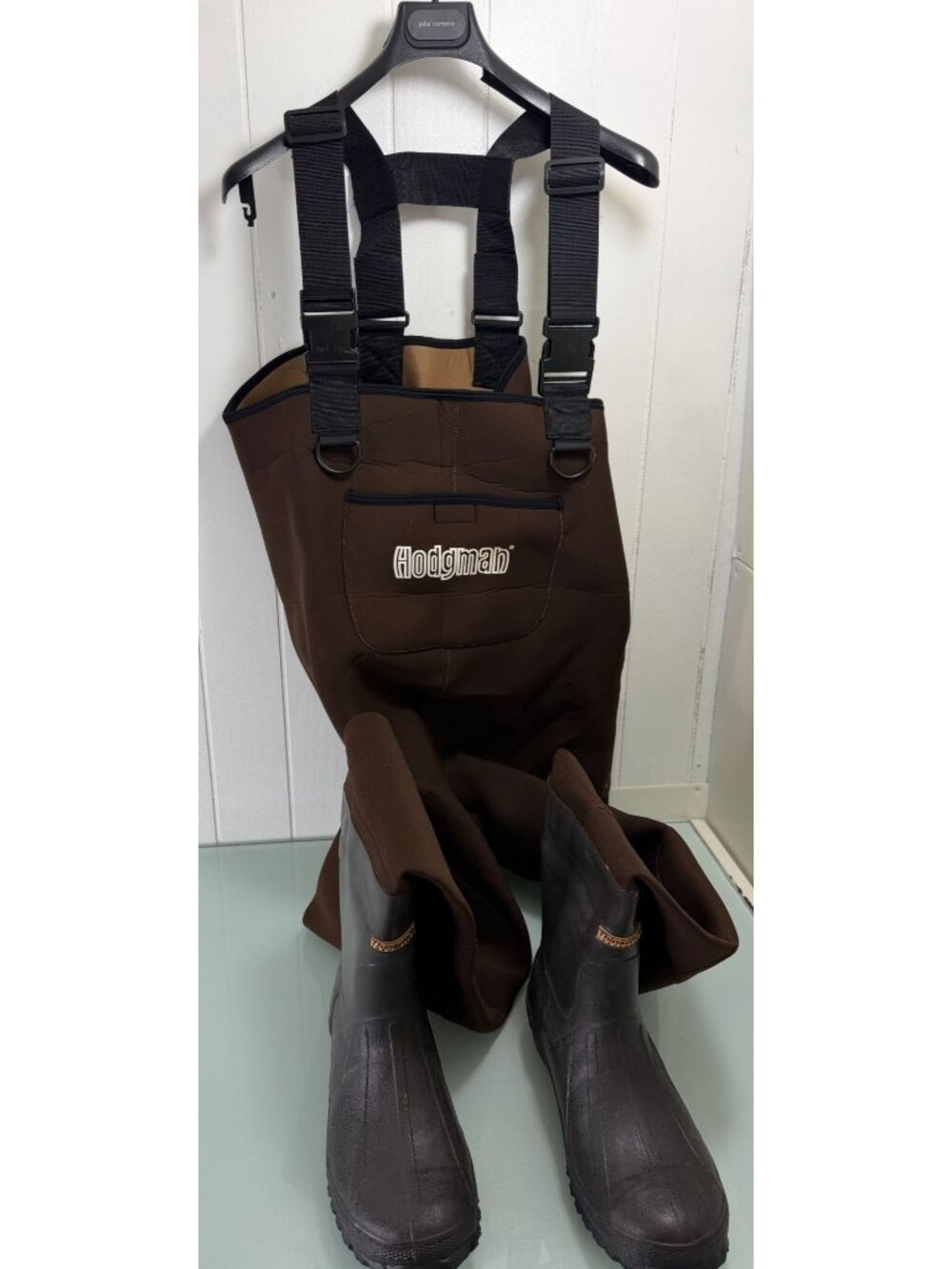 Hodgman Neoprene Chest Waders Men XL Thinsulate Integrated Boots Size 11 Fishing